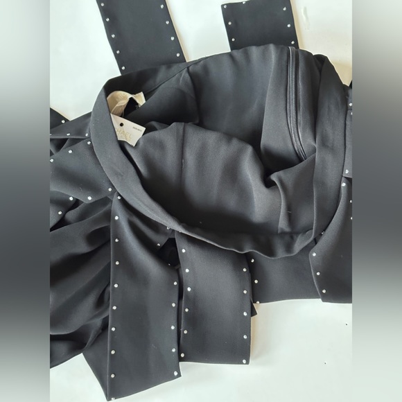 Michael Kors Embellished metal studs panels Swings above knees Crepe fabric - Picture 7 of 11